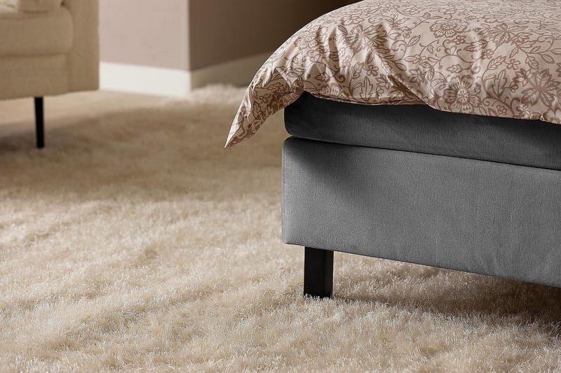 Princess Kontinentalsäng 160x200cm - Mörkgrå/Sammet - Möbler - Säng - Kontinentalsäng