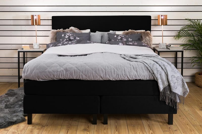 Princess Kontinentalsäng 160x200cm - Svart - Möbler - Säng - Kontinentalsäng