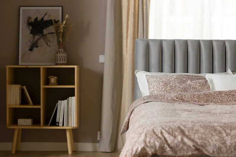 Princess Kontinentalsäng 180x200cm - Ljusgrå/Sammet - Möbler - Säng - Kontinentalsäng