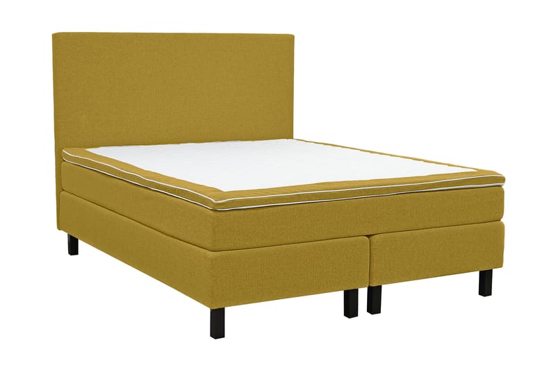Princess Sängpaket 160x200 cm - Gul - Komplett sängpaket - Kontinentalsäng