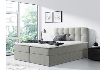 Rico Kontinentalsäng 200x208cm LED-belysning - Grå - Möbler - Säng - Kontinentalsäng
