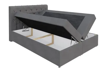 Roma Sängpaket 200x200 cm - Grå - Möbler - Säng - Kontinentalsäng