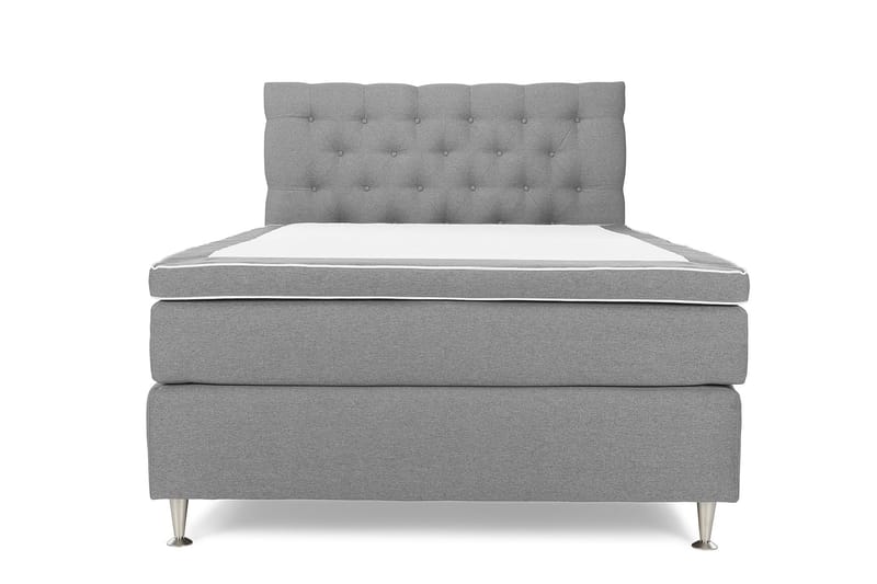 Royal Kontinentalsäng 140x200 Ljusgrå - Ljusgrå (+Fler val) - Möbler - Säng - Komplett sängpaket