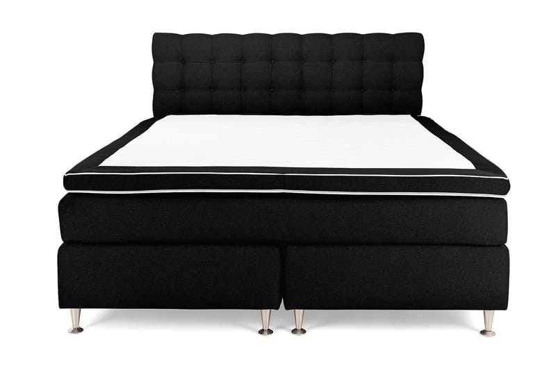 Royal Kontinentalsäng 160x200 cm - Svart (+Fler val) - Komplett sängpaket - Kontinentalsäng - Dubbelsäng