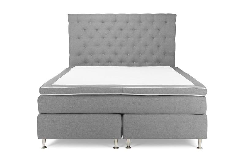 Royal Kontinentalsäng 180x200 Ljusgrå - Ljusgrå (+Fler val) - Möbler - Säng - Komplett sängpaket