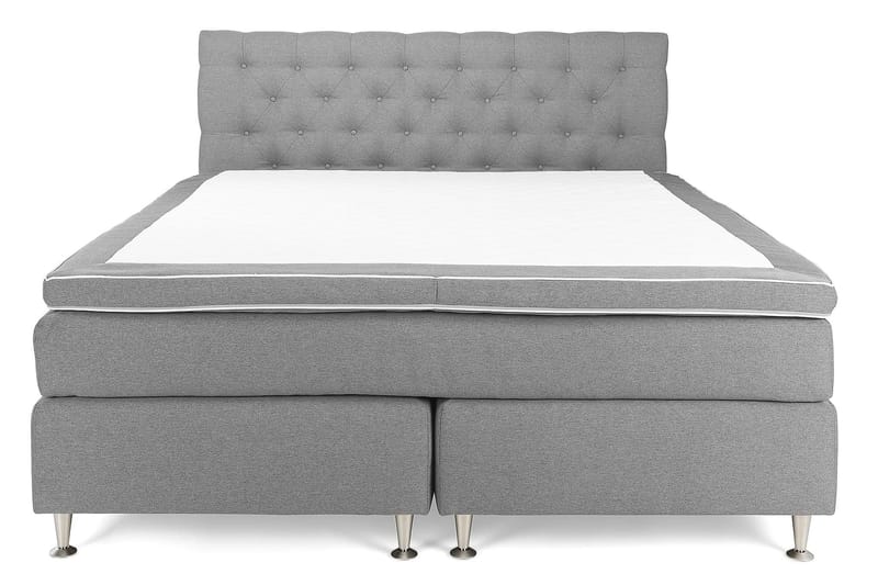 Royal Kontinentalsäng 180x200 Ljusgrå - Ljusgrå (+Fler val) - Möbler - Säng - Komplett sängpaket