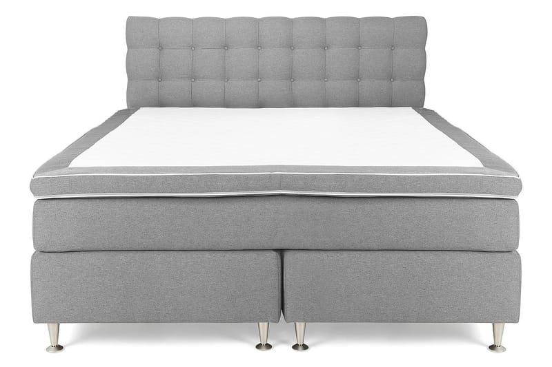 Royal Kontinentalsäng 180x200 Ljusgrå - Ljusgrå (+Fler val) - Möbler - Säng - Komplett sängpaket