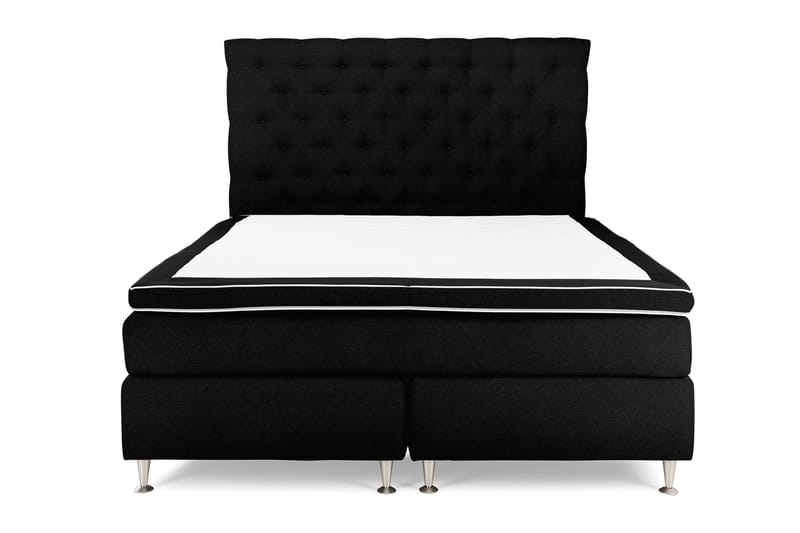 Royal Sängpaket 160x200 - Svart (+Fler val) - Komplett sängpaket - Kontinentalsäng - Dubbelsäng