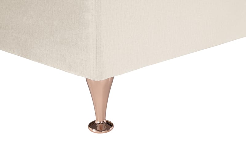 Royal Velvet Komplett Sängpaket 180x200 cm - Beige med låga rosében - Möbler - Säng - Kontinentalsäng