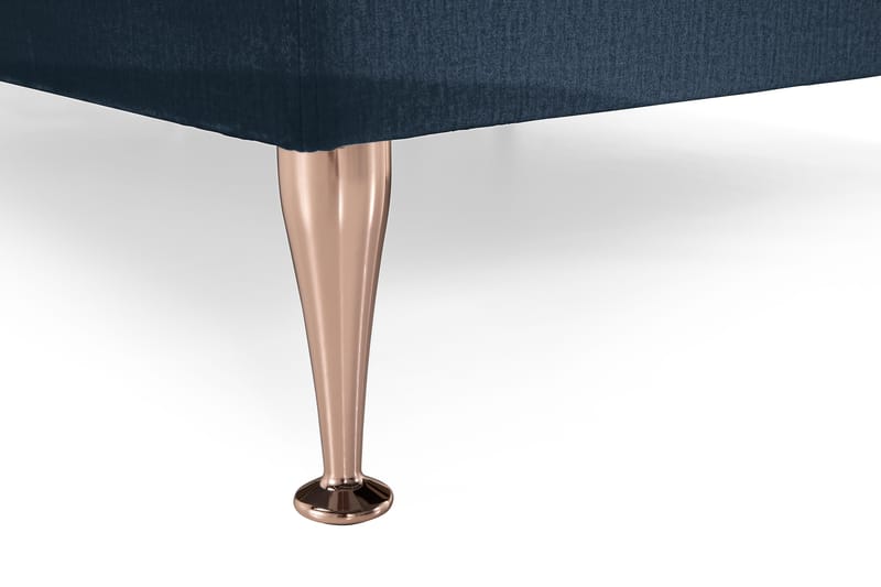 Royal Velvet Komplett Sängpaket 180x200 cm - Mörkblå med Höga Rosében - Möbler - Säng - Komplett sängpaket