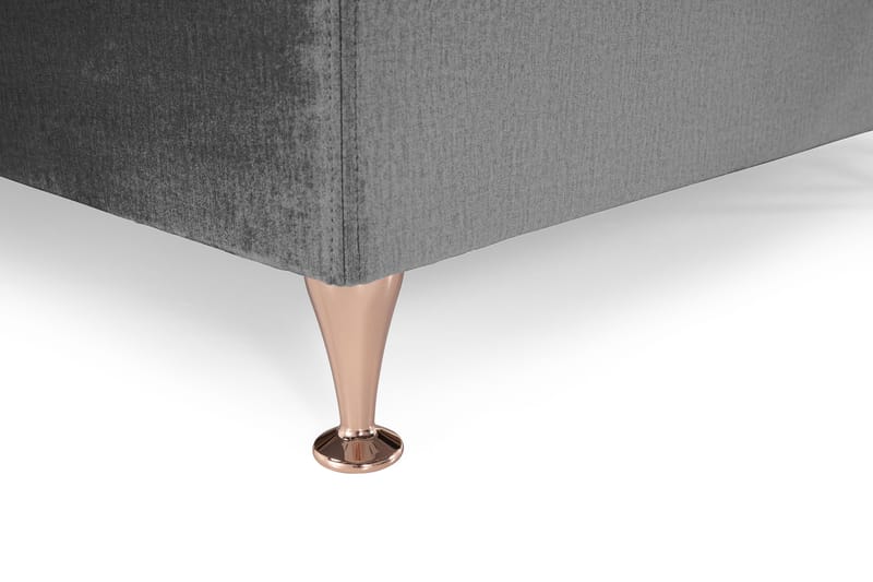 Royal Velvet Komplett Sängpaket 180x200 cm - Mörkgrå - Möbler - Säng - Kontinentalsäng