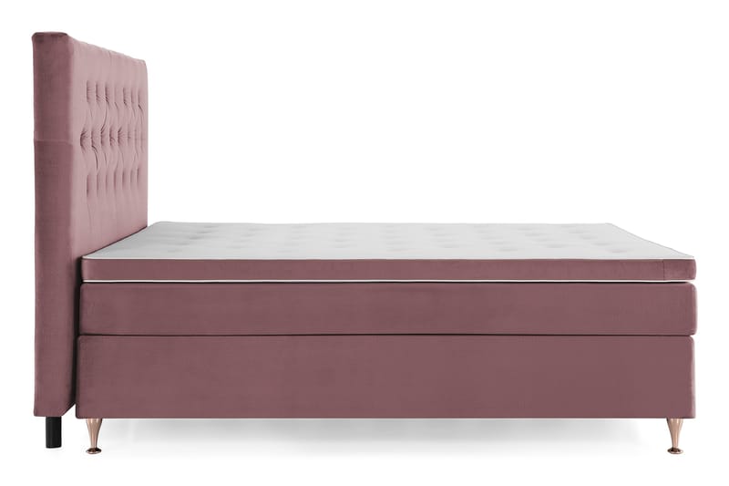 Royal Velvet Komplett Sängpaket 180x200 cm - Rosa med Låga Rosében - Möbler - Säng - Komplett sängpaket