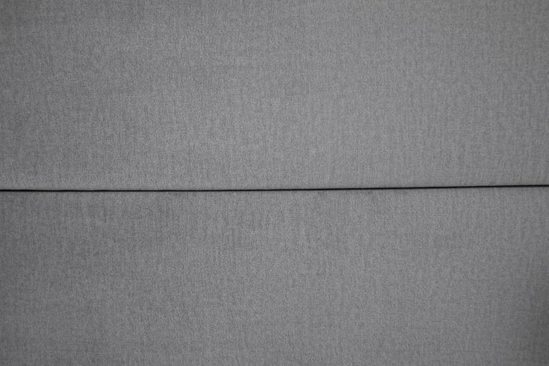 Royal Velvet Komplett Sängpaket 180x200 - Ljusgrå med Svarta Låga Ben - Komplett sängpaket - Kontinentalsäng - Dubbelsäng