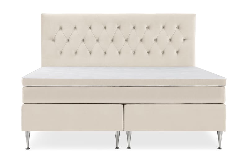 Royal Velvet Kontinental säng210x210 cm - Beige - Möbler - Säng - Kontinentalsäng