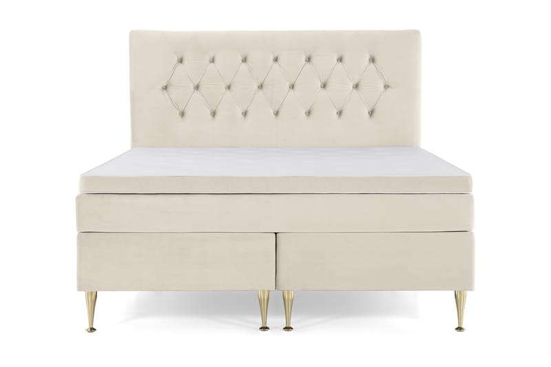 Royal Velvet Kontinentalsäng 160x200 cm - Beige - Möbler - Säng - Komplett sängpaket