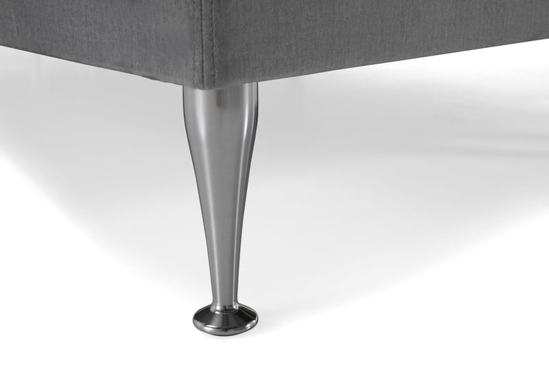 Royal Velvet Kontinentalsäng 160x200 cm - Ljusgrå - Möbler - Säng - Kontinentalsäng