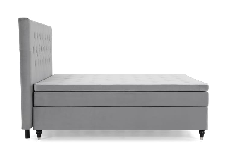 Royal Velvet Kontinentalsäng 160x200 cm - Ljusgrå - Möbler - Säng - Kontinentalsäng