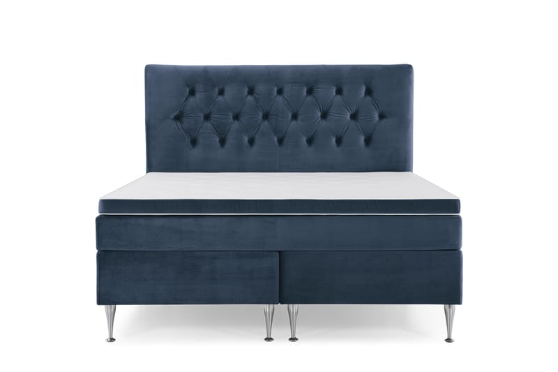 Royal Velvet Kontinentalsäng 160x200 cm - Mörkblå - Möbler - Säng - Kontinentalsäng