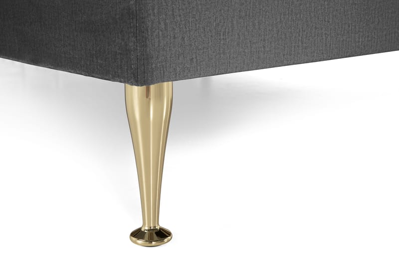 Royal Velvet Kontinentalsäng 160x200 cm - Mörkgrå - Möbler - Säng - Kontinentalsäng