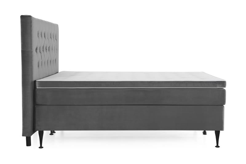 Royal Velvet Kontinentalsäng 160x200 cm - Mörkgrå - Möbler - Säng - Kontinentalsäng