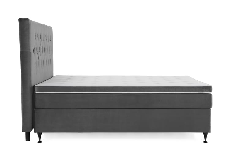 Royal Velvet Kontinentalsäng 160x200 cm - Mörkgrå - Möbler - Säng - Kontinentalsäng