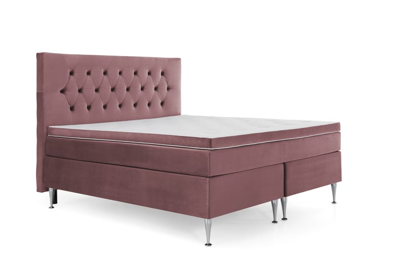Royal Velvet Kontinentalsäng 160x200 cm - Rosa - Möbler - Säng - Komplett sängpaket