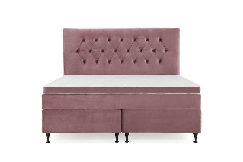 Royal Velvet Kontinentalsäng 160x200 cm - Rosa - Möbler - Säng - Komplett sängpaket