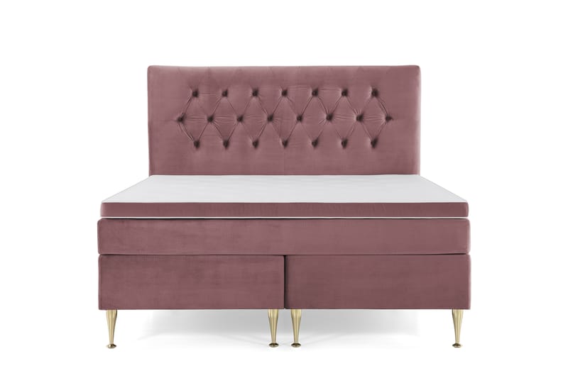 Royal Velvet Kontinentalsäng 160x200 cm - Rosa - Möbler - Säng - Komplett sängpaket