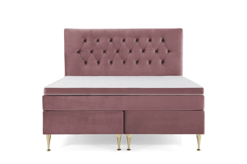 Royal Velvet Kontinentalsäng 160x200 cm - Rosa - Komplett sängpaket - Kontinentalsäng - Dubbelsäng