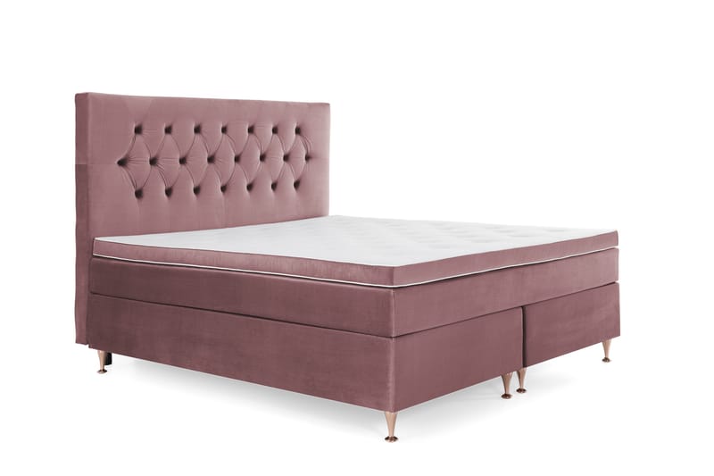 Royal Velvet Kontinentalsäng 160x200 cm - Rosa - Möbler - Säng - Kontinentalsäng