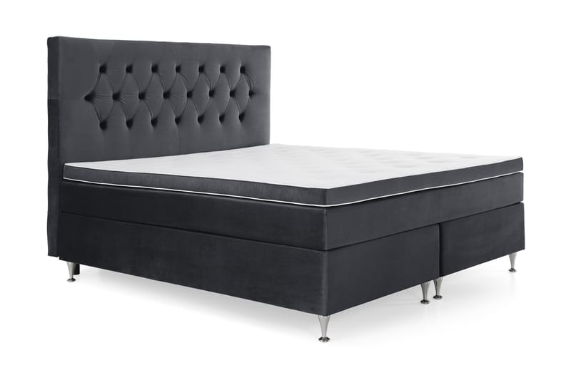 Royal Velvet Kontinentalsäng 160x200 cm - Svart - Möbler - Säng - Kontinentalsäng