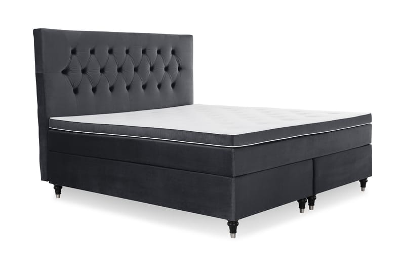 Royal Velvet Kontinentalsäng 160x200 cm - Svart - Möbler - Säng - Kontinentalsäng
