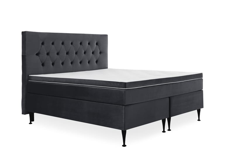 Royal Velvet Kontinentalsäng 160x200 cm - Svart - Möbler - Säng - Komplett sängpaket