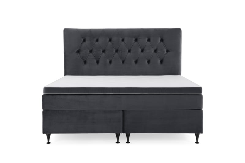 Royal Velvet Kontinentalsäng 160x200 cm - Svart - Möbler - Säng - Kontinentalsäng