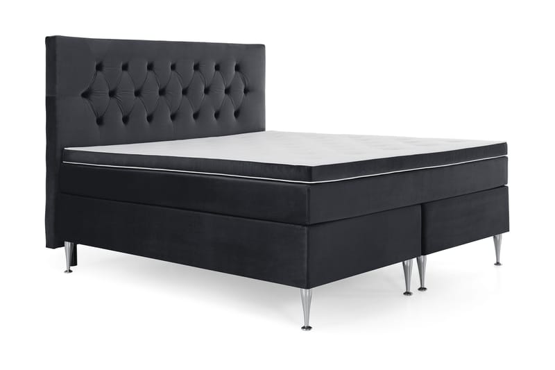 Royal Velvet Kontinentalsäng 160x200 cm - Svart - Möbler - Säng - Kontinentalsäng