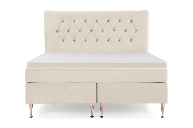 Royal Velvet Kontinentalsäng 180x200 cm - Beige - Möbler - Säng - Kontinentalsäng