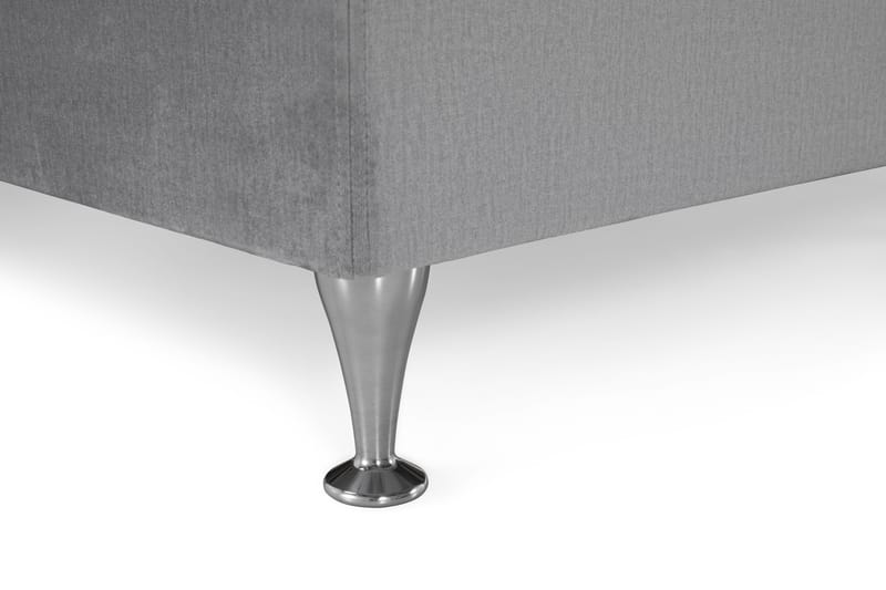 Royal Velvet Kontinentalsäng 180x200 cm - Ljusgrå - Möbler - Säng - Kontinentalsäng