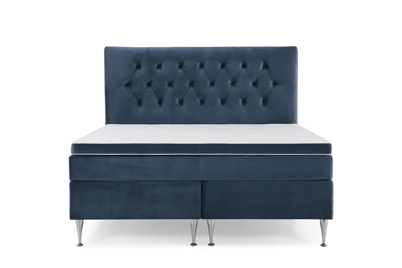 Royal Velvet Kontinentalsäng 180x200 cm - Mörkblå - Möbler - Säng - Kontinentalsäng