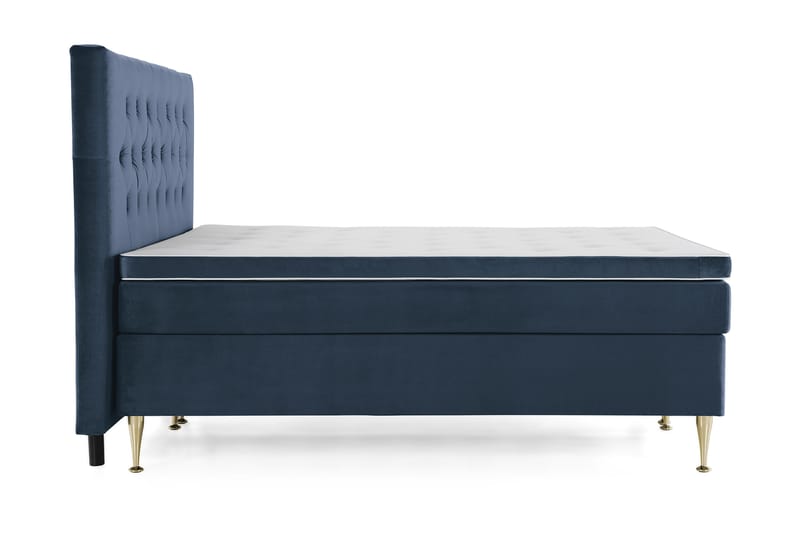 Royal Velvet Kontinentalsäng 180x200 cm - Mörkblå - Möbler - Säng - Kontinentalsäng