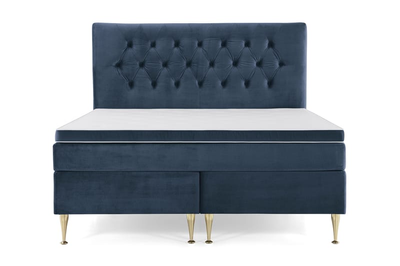 Royal Velvet Kontinentalsäng 180x200 cm - Mörkblå - Möbler - Säng - Kontinentalsäng