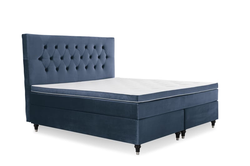 Royal Velvet Kontinentalsäng 180x200 cm - Mörkblå - Möbler - Säng - Komplett sängpaket