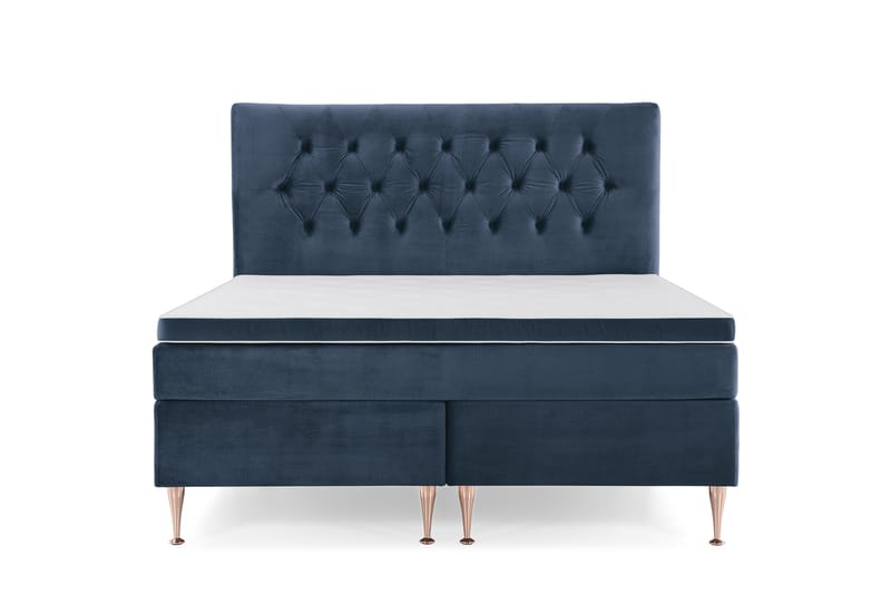 Royal Velvet Kontinentalsäng 180x200 cm - Mörkblå - Möbler - Säng - Komplett sängpaket
