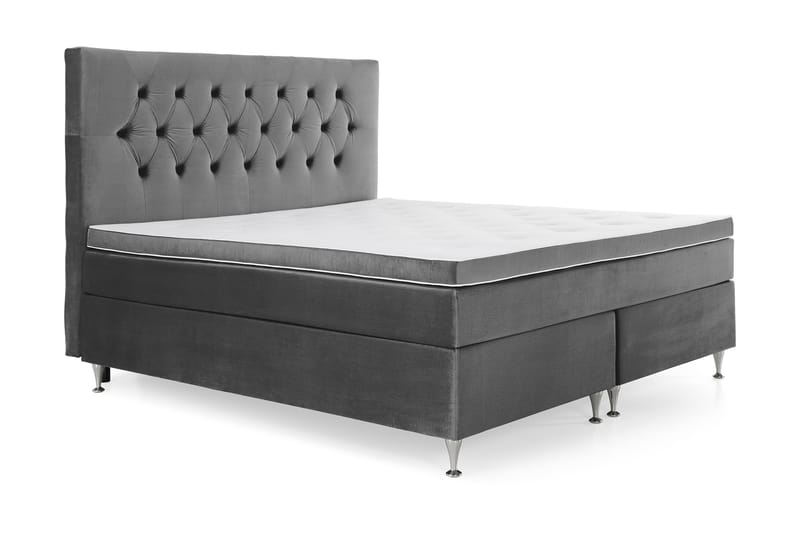 Royal Velvet Kontinentalsäng 180x200 cm - Mörkgrå - Möbler - Säng - Komplett sängpaket