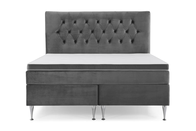 Royal Velvet Kontinentalsäng 180x200 cm - Mörkgrå - Möbler - Säng - Komplett sängpaket