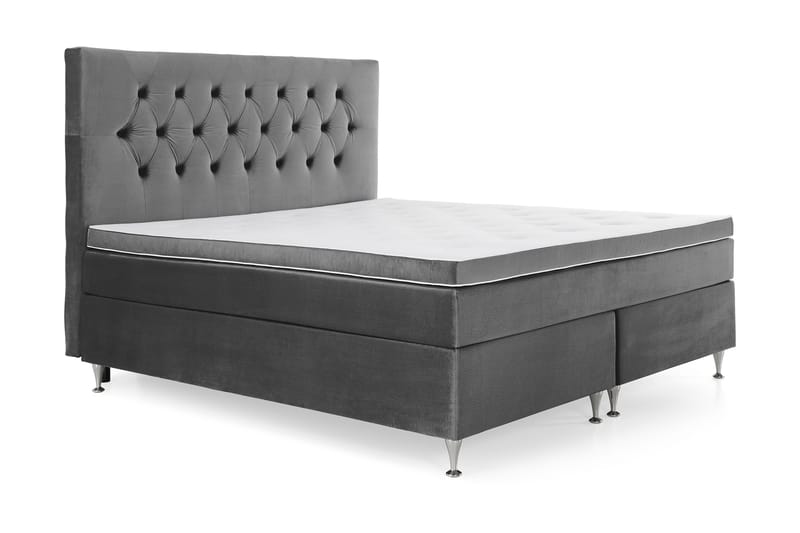 Royal Velvet Kontinentalsäng 180x200 cm - Mörkgrå - Möbler - Säng - Kontinentalsäng