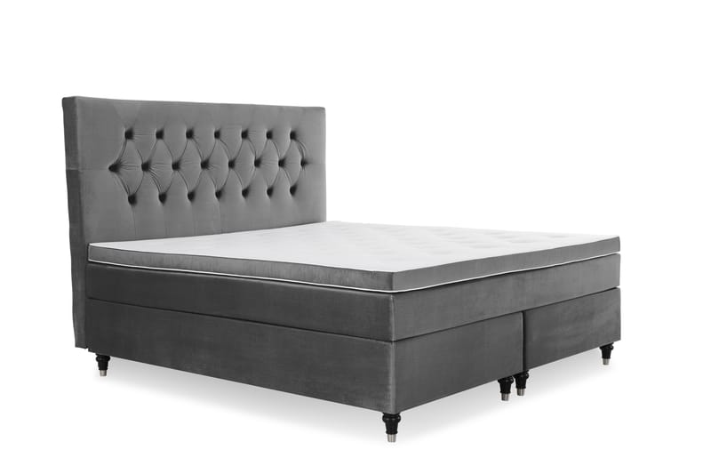Royal Velvet Kontinentalsäng 180x200 cm - Mörkgrå - Möbler - Säng - Komplett sängpaket