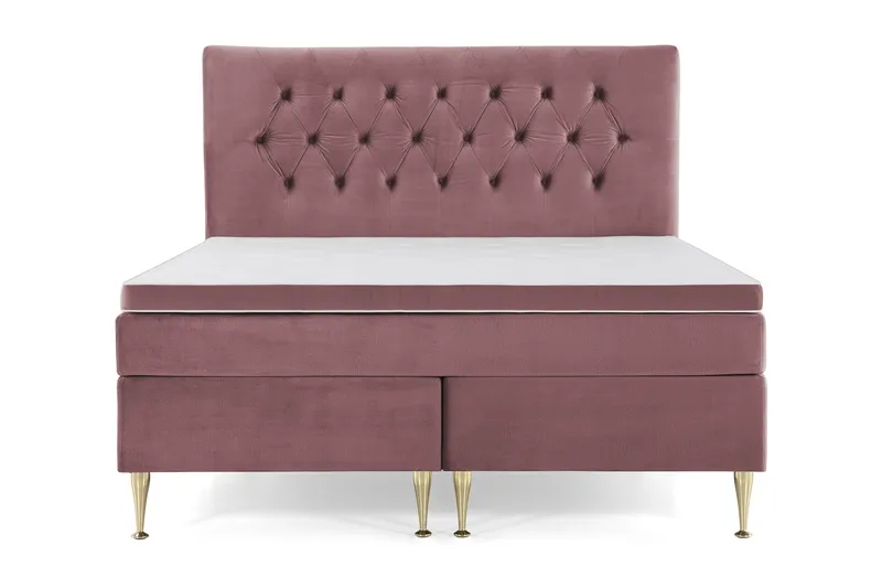Royal Velvet Kontinentalsäng 180x200 cm - Rosa - Möbler - Säng - Kontinentalsäng