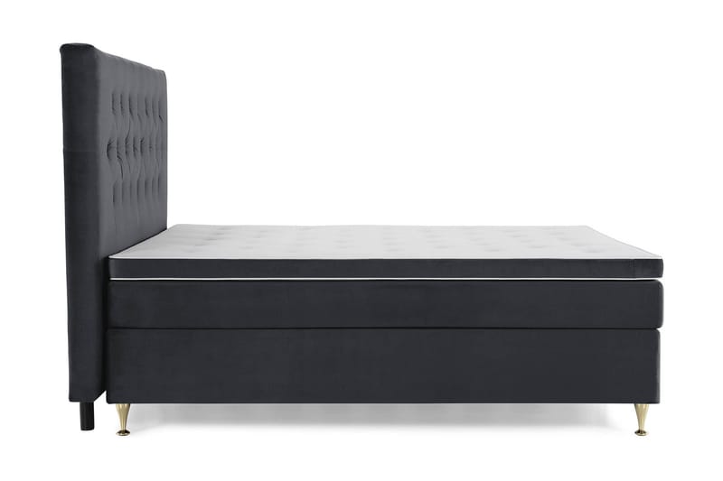 Royal Velvet Kontinentalsäng 180x200 cm - Svart - Möbler - Säng - Kontinentalsäng