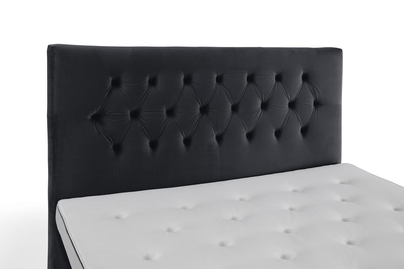 Royal Velvet Kontinentalsäng 180x200 cm - Svart - Möbler - Säng - Kontinentalsäng