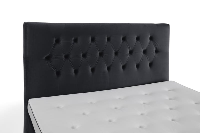 Royal Velvet Kontinentalsäng 180x200 cm - Svart - Möbler - Säng - Kontinentalsäng